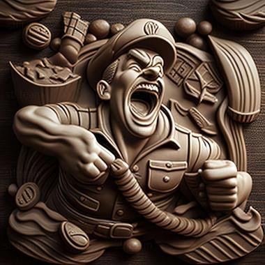 3D модель Гра Pump Action Captain (STL)